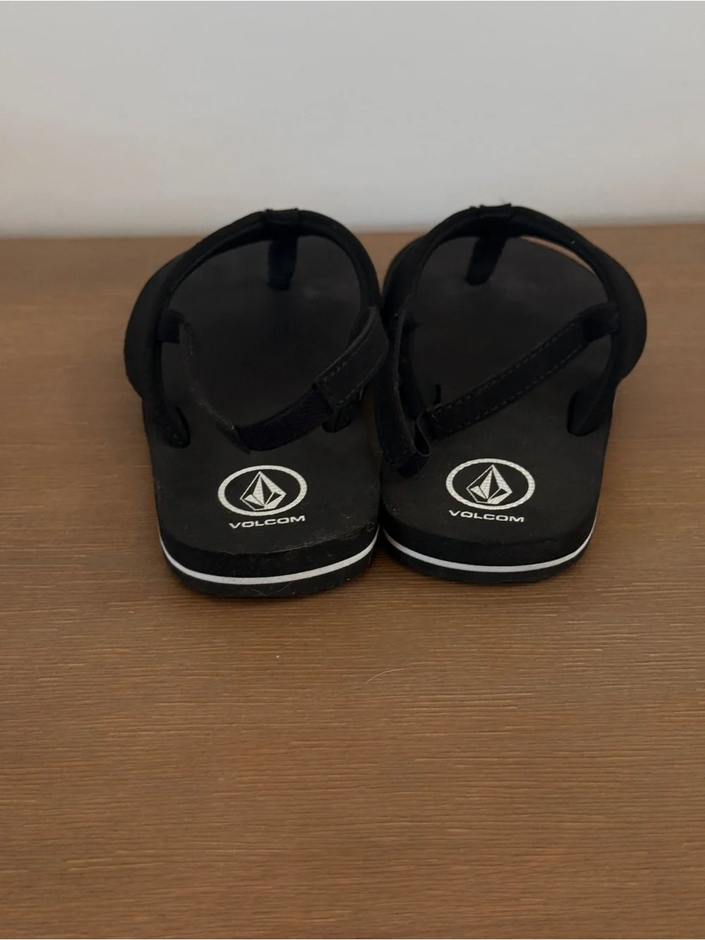 Volcom Black Kids Flip Flop Sandals